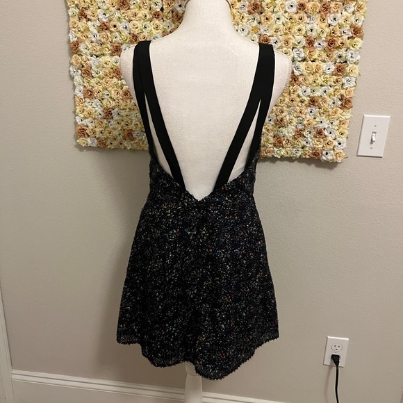 BCBGeneration black tweed dress rainbow pattern - Picture 4 of 7